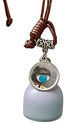 comp Pet Mirror Wütender Kopf Katze Happy Dream Catcher Windspiel Auto Hängende Glocke