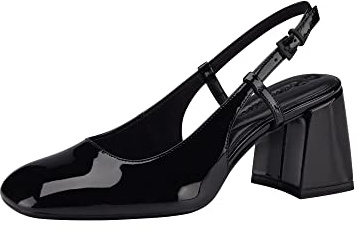 Tamaris slingpumps 1-1-29601-20, Svart patent, 39 EU