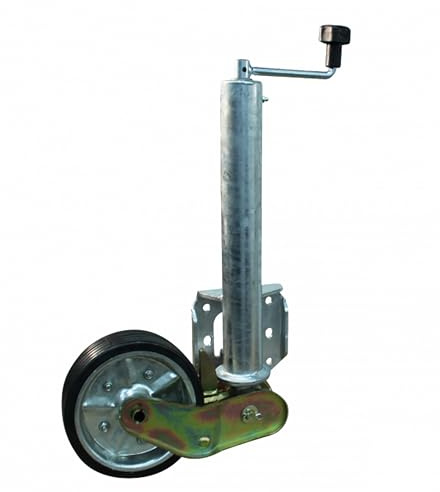 Generisch Automatik Stützrad - Typ ATK 60 - Stützlast: 500kg - Rad: 200x60 mm - Universal Flansch - LKW, Anhänger