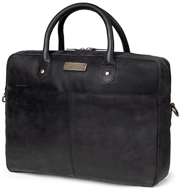DRAKENSBERG Aktentasche Herren Leder 'Hugo' hochwertige 16 Laptoptasche für Business und Reise