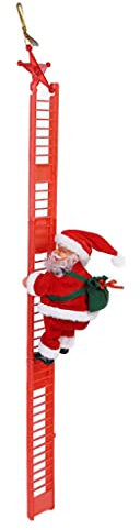 amangul Elektrische Kletterleiter, Weihnachtsmann für Baum, Weihnachtsmann, Kletterleiter, hängende Equiments für Party