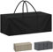 LAMUNI Garden Cushion Storage Bag, 420D Oxford Garden Furniture Cushion Storage Bags Large Outdoor Cushion Storage Bags with Handle, Waterproof Patio Storage Bag for Christmas Tree, 140x40x60cm