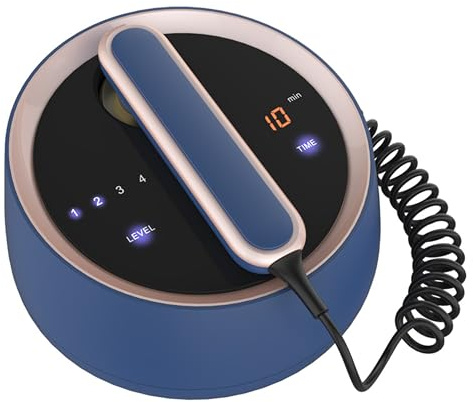 Elitzia RF Radio Frequency Facial Machine Face Lifting and Toning Device for Skin Tightening Pore Minimisation Wrinkle Reduction Skin Care Smoothing Body Massager ETFAC0T (Blue)