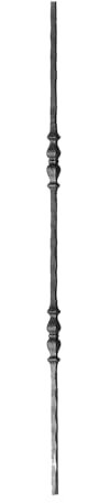 shivler Zaunelemente Gartentor Metallzaun Zäune Zaundekoration Zaunpfosten Balkonverkleidung Set verschiedene Muster (950mm - 11.011.02/5 Stück)