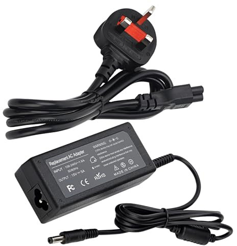 15V 4A Power Supply Adapter, AC 100-240V to DC 15 Volt 4amp 60W Power Converter Charger 5.5mm x 2.5mm 15V/4A Replacement 15V 3.5A 3A 2.5A