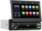 [DAB] Rimoody Autoradio 1 Din Senza Fili Carplay Android Auto, 7 Pollici Ribaltabile Schermo 1 Din Autoradio con Touchscreen Bluetooth Mirror Link FM EQ Doppia USB/Tipo C Telecamera Posteriore