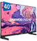 Daewoo 40DM65FV 2025 40 - Smart TV Full HD HDR 1920 x 1080, Diseño sin Marcos, Dolby Audio