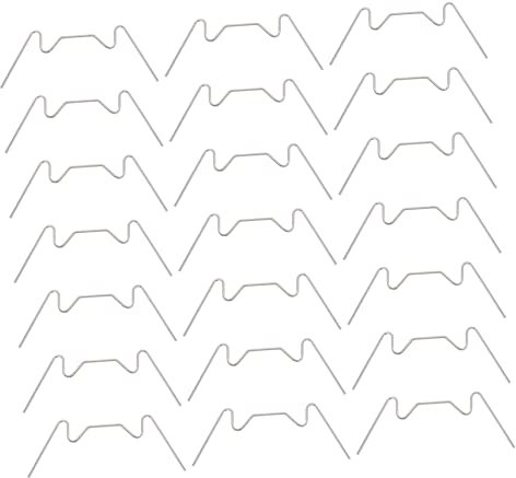 BESPORTBLE 25piezas Clips w De Acero Inoxidable para Acristalamiento De Invernadero Unidades Fijadores Duraderos para Paneles De Vidrio y Jardines y Estructuras Agrícolas