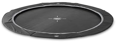 EXIT InTerra trampolín Deportes a ras de suelo ø305cm - negro