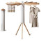 AVOID Tendedero Plegable de Ropa para Interior – Tendedero Extensible con 16 Brazos de Madera – Tendedero Balcón Compacto y Portátil – Tendedero Pared