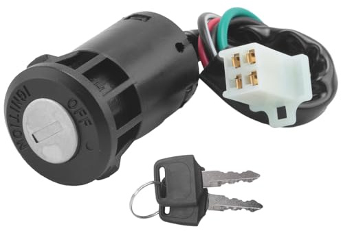yasoe Llave del Interruptor de Encendido de 4 Cables para 50Cc 110Cc 125Cc 250Cc Quad Dirt Bike Atv