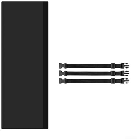 Cubierta de manguera de aire acondicionado, funda de aislamiento portátil de manguera de CA con banda elástica para manguera de escape de 5 a 9 pulgadas de diámetro