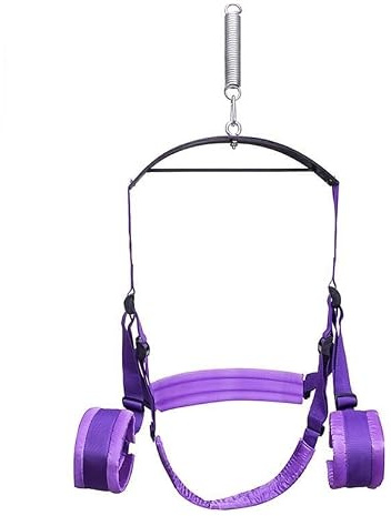 TRQOYTU Liebesschaukel Sexschaukel Für Aufhängen An Decke Und Tür, Bequeme Sexschaukel Für Paare, Bondage Kit Sex Swing Set SM Kommt Mit Extra Breiter Polsterung Und Ist Bis Zu 200 Kg Belastbar