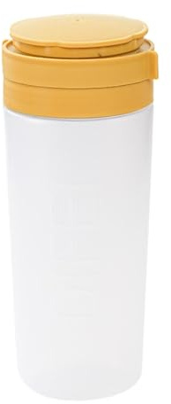 MagiDeal Saupoudreuse à condiments, sucre, poudre, récipient réutilisable en maille fine, distributeur hermétique pour épices, pour pique-nique et, Jaune