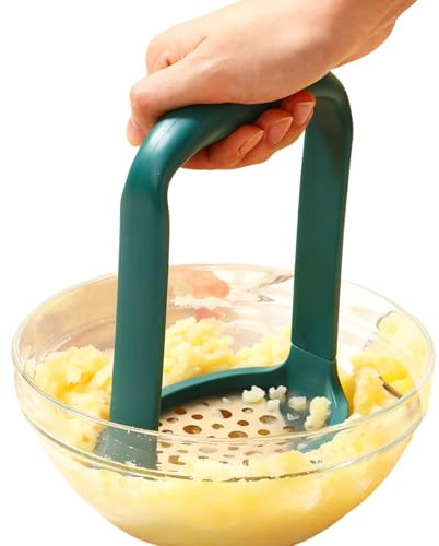 Passapatate In Acciaio Inossidabile - Tritaglio con Impugnatura Ergonomica Antiscivolo | Utensile Da Cucina Schiacciapatate - Per Casa, Ristorante, Cucina Domestica, Preparazione Pasti, Verdure, Prepa