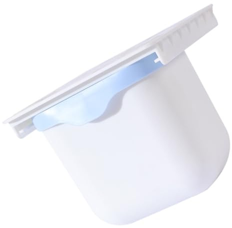 OSOLADY Cubo Basura Oculto bajo Mesa para Oficina y Hogar Contenedor Compacto para Residuos Múltiples Almacenamiento Práctico y Resistente para Cocina y Escritorio Diseño Funcional Azul