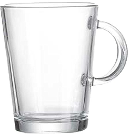 Ritzenhoff & Breker Arco Henkelbecher, Teebecher, Teetasse, Tee Becher, Kaffeetasse, Teeglas, 380 ml, 138184