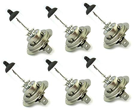 CARALL LA1275-6 Pezzi Lampade Alogena Halogen H7 12V 55W PX26d Standard Per Auto Moto