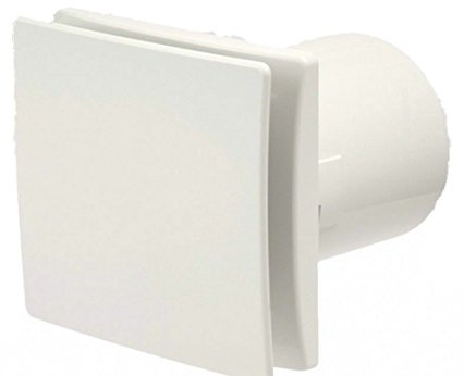 Manrose RT Deco 4 6 Extractor Fan White or Chrome Timer Standard Humidity … (6 150mm Timer, White)