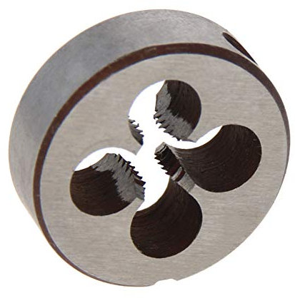 Utoolmart M5 x 0,8 metrische runde Schneideisen Maschinen-Gewindeschneider, runde Schneideisen aus Hochgeschwindigkeitsstahl, 1 Stück