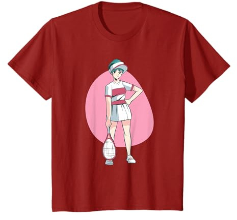 Anime Tennis Girl Sports Player Maglietta