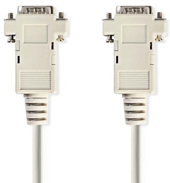 VGA-Kabel - VGA Stecker - VGA Stecker - Vernickelt - Maximale Auflösung: 1024x768-2.00 m - Rund - ABS - Elfenbein - Label