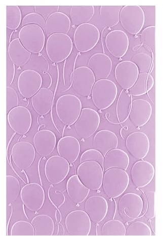 Briartw 3D Embossing Folder for Card Making,Floating Balloons Clear Plastic Texture Fades Embossing Folder Template for Scrapbooking and Other Paper Craft Album Stamps DIY Decoration
