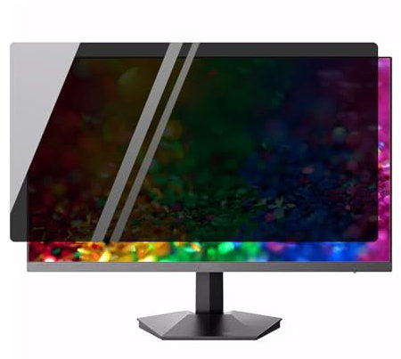 vnrutkou 13-32 Zoll Computer-Sichtschutz-Seitenverhältnis-Breitbild-Monitor, Anti-Blaulicht-Monitor-Sichtschutzfilter, Sicherheitsschutzfilter, Sichtschutz (23in(286.9 * 509.7mm))