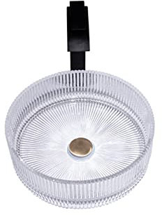 WOTZOV Lavandino in Vetro per Il Bagno, lavandino Trasparente, lavandino da appoggio per Il Bagno, lavandini da appoggio per Il Bagno, Moderno lavabo da appoggio sopra Il Piano