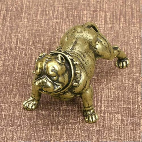 Messing Bulldog Figuren Hund Bully Statue Figuren Haus Ornament