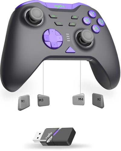 PXN P5 8K Controller Wireless da Gioco – 2.4G, Chip 8K, 2000Hz, Joystick Capacitivi, Trigger Hall, Funzione Turbo e Macro – Controller Per PC/Switch/Steam Deck/Android/iOS