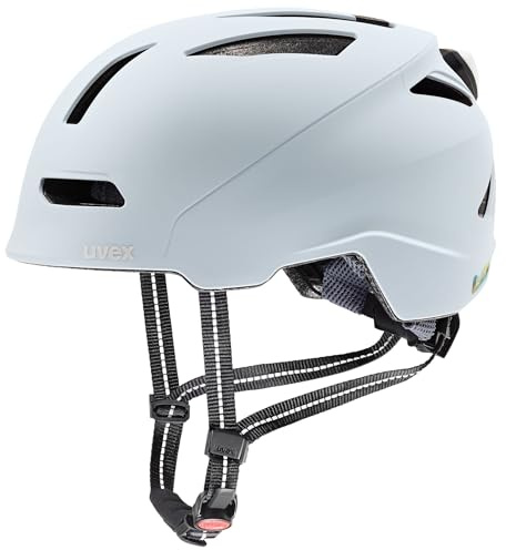 uvex urban Planet LED - robuster Fahrradhelm für Damen und Herren - individuelle Größenanpassung - inkl. LED-Licht