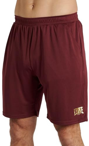 Leone 1947 Premium 2 tränings- och fitnessshorts för män – lätta tekniska sportshorts legium kant/L – ABX302