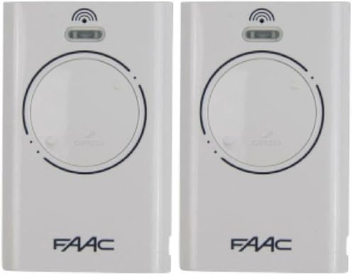 FAAC XT2 868 SLH LR Radiocomando trasmittente 868MHz, Bianco (Confezione da 2)