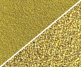 Aquariumpflanzen.net 3x5kg Farbsand gelb 0,4-0,8mm, Bodengrund, Aquariensand, Kies