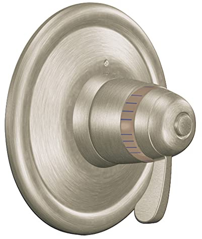 Moen ExactTemp Brushed Nickel Thermostatic Valve Trim Kit, TS3411BN