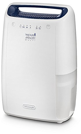DeLonghi DEX 12 - Deshumidificador (210 W, 220-240 V, 50-60 Hz, 334 mm, 220 mm, 502 mm)