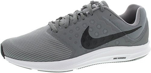 Nike Downshifter 7 Running Shoe, Men's Running Shoes, Grey (Stealth/Black-Cool Grey-White 009), 7.5 UK (42 EU)