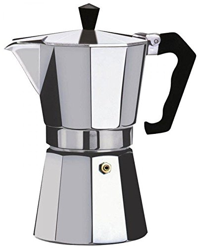 3 Cup Espresso Stove Top Coffee Maker Aluminium Moka Percolator Pot 3 Cup UK
