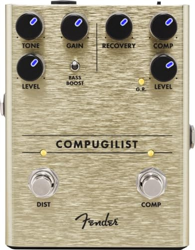 Fender® »COMPUGILIST« Compressor/Distortion Pedale Effetto