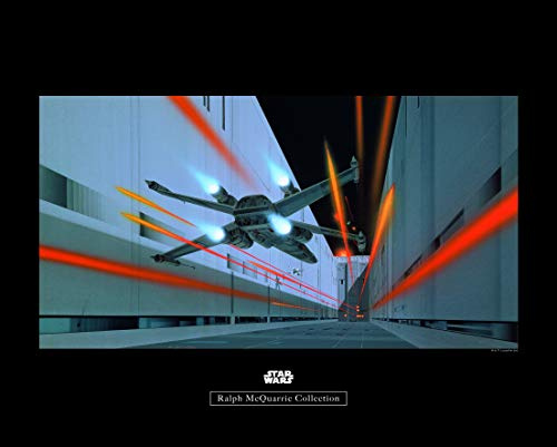Komar Wandbild | Star Wars Classic RMQ Death Star Trench | Kinderzimmer, Jugendzimmer, Dekoration, Kunstdruck | ohne Rahmen | WB134-50x40 | Größe: 50 x 40 cm (Breite x Höhe)