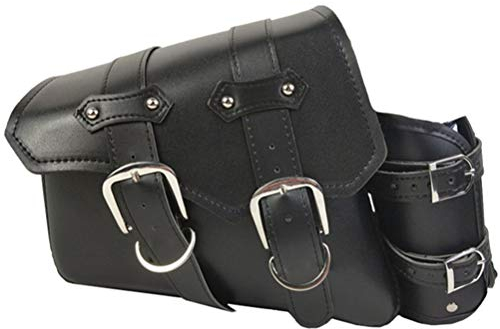Satteltasche Motorradtasche Links Seitentaschen Wasserdicht PU Leder Motorräder Gepäckträgertasche Hecktasche Lenkertasche Wasserflaschentasche