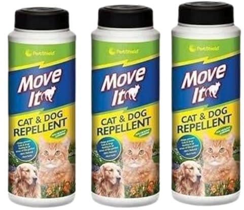 YSAMAX Pest Shield,Cat & Dog Repellent, Prevent Cat & Dog Fouling/Poop, Outdoor Garden Powder, 100% Natural & Non-Toxic, Hygiene Product, Long Lasting Quality, Pack of 3