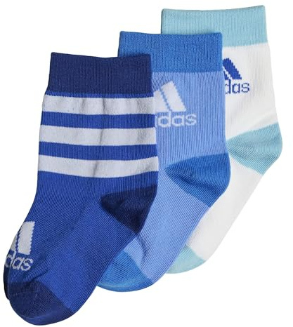 adidas unisex barn grafiska strumpor 3 par, kungsblå/blå fusion/vit, KXL