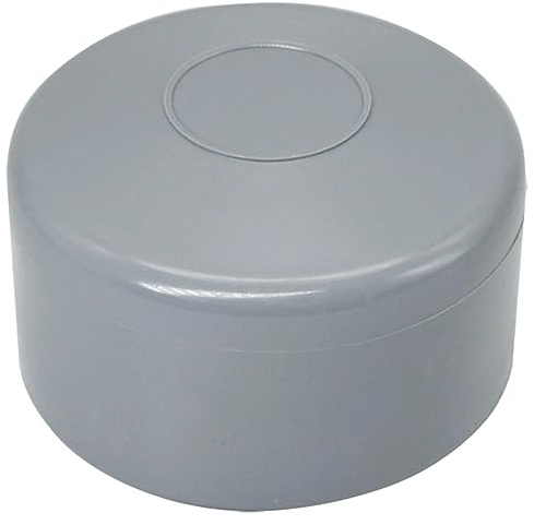 SKIR'CO (20 pezzi) Tappi per pali di recinzione, rotondi 60 mm Cappucci in plastica grigia per pali di recinzione rotondi, coperture per pali di recinzione, colore grigio finestra RAL 7040