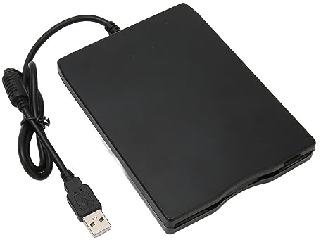 Bewinner Floppy Disk Reader, 3.5 Inch External USB Floppy Disk Drive for PC, 1.44 MB FDD Portable Floppy Disk for PC Windows XP 7 8 10 11, Plug and Play