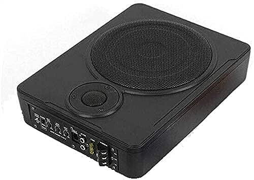 subwoofer Subwoofer activo for debajo del asiento del automóvil Amplificador de potencia Bajo HiFi Altavoz delgado, 8 '' 600W Subwoofer for automóvil de bajo perfil bajo el asiento activo for automóvi