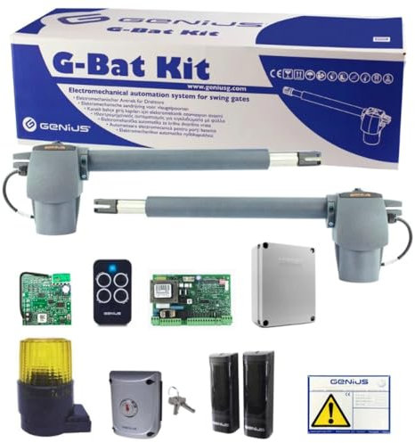 Kit GENIUS FAAC Automazione Cancello Battente G-BAT 300 51701271 GFLASH 230V