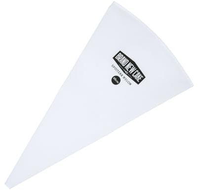 BrandNewCake® Manga Pastelera de Nylon 45cm - Reutilizable y Duradera - Fácil de Lavar - Color Blanco