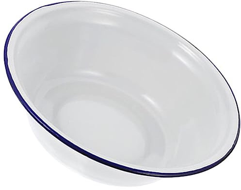 Ciieeo Emaille Schüssel Vintage Rührschüssel Für Obst Gemüse Teig Robuste Tiefe Schüssel Mit Nostalgischem Design Multifunktionale Verwendung Für Küche Und Haushalt